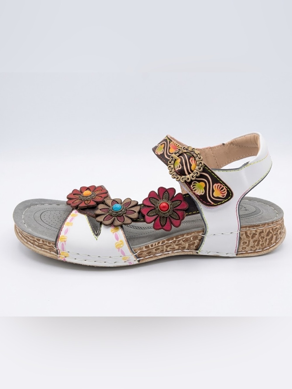 NWOT L'Artiste by Spring Step Nadira Leather Sandals Size 39 / (approx US 8-8.5)